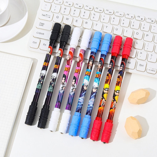 Pulpen Putar Karakter Anti Stress / Spinning Pen / Pena Pulpen Putar Mainan Anak Pen Spinner Balance / Pulpen Putar