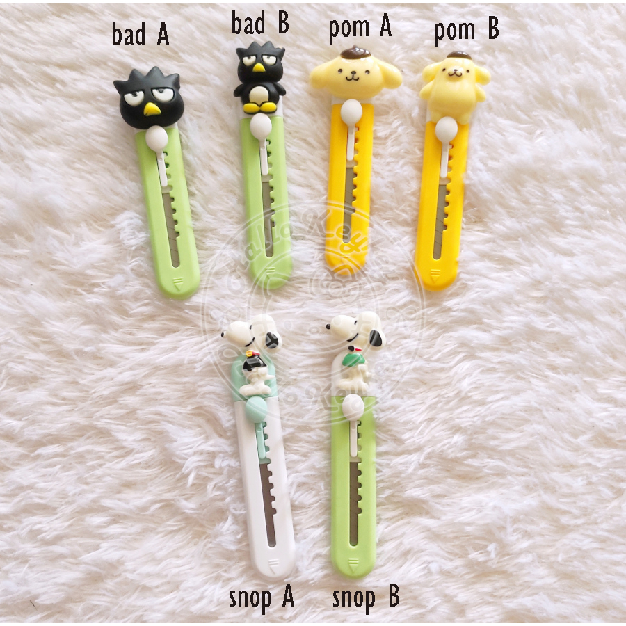

cutter badtz maru pompompurin snoopy