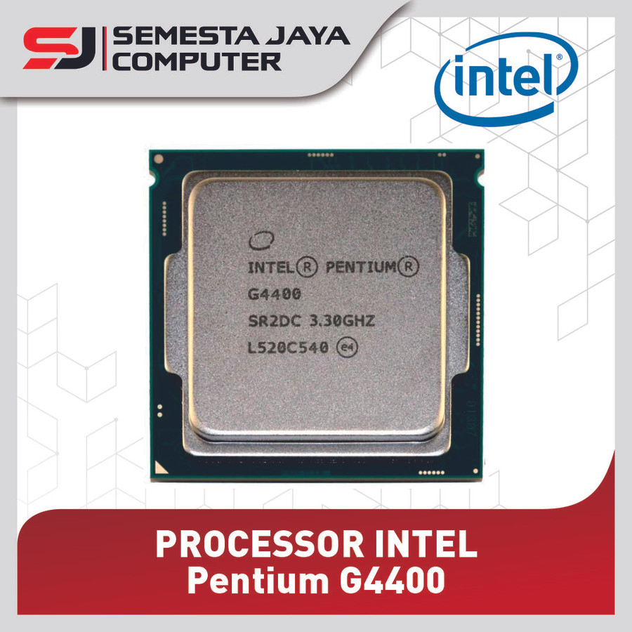 PROCESSOR INTEL G4400 TRAY SOCKET LGA 1151 3,3GHz SKYLAKE PROSESOR