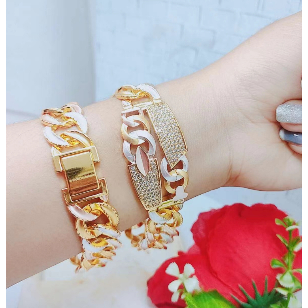 Gelang Xuping Permata Rantai Kombinasi Perhiasan Fashion R051