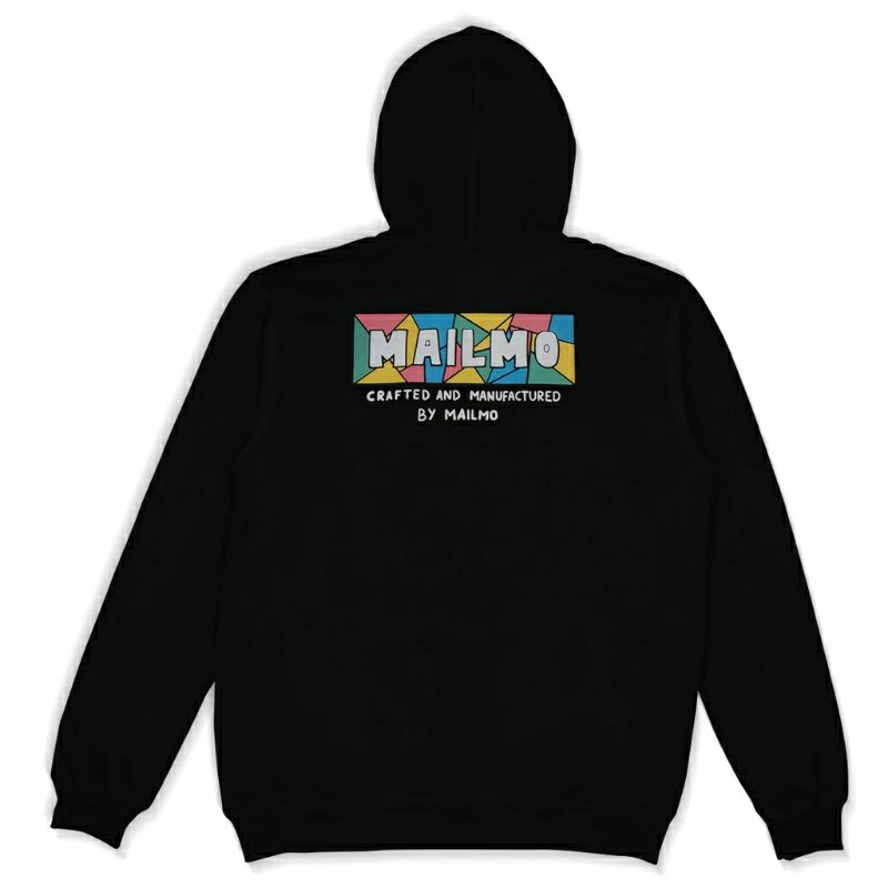 Hoodie Its Mailmo Puzzle Sweater Hitam Unisex