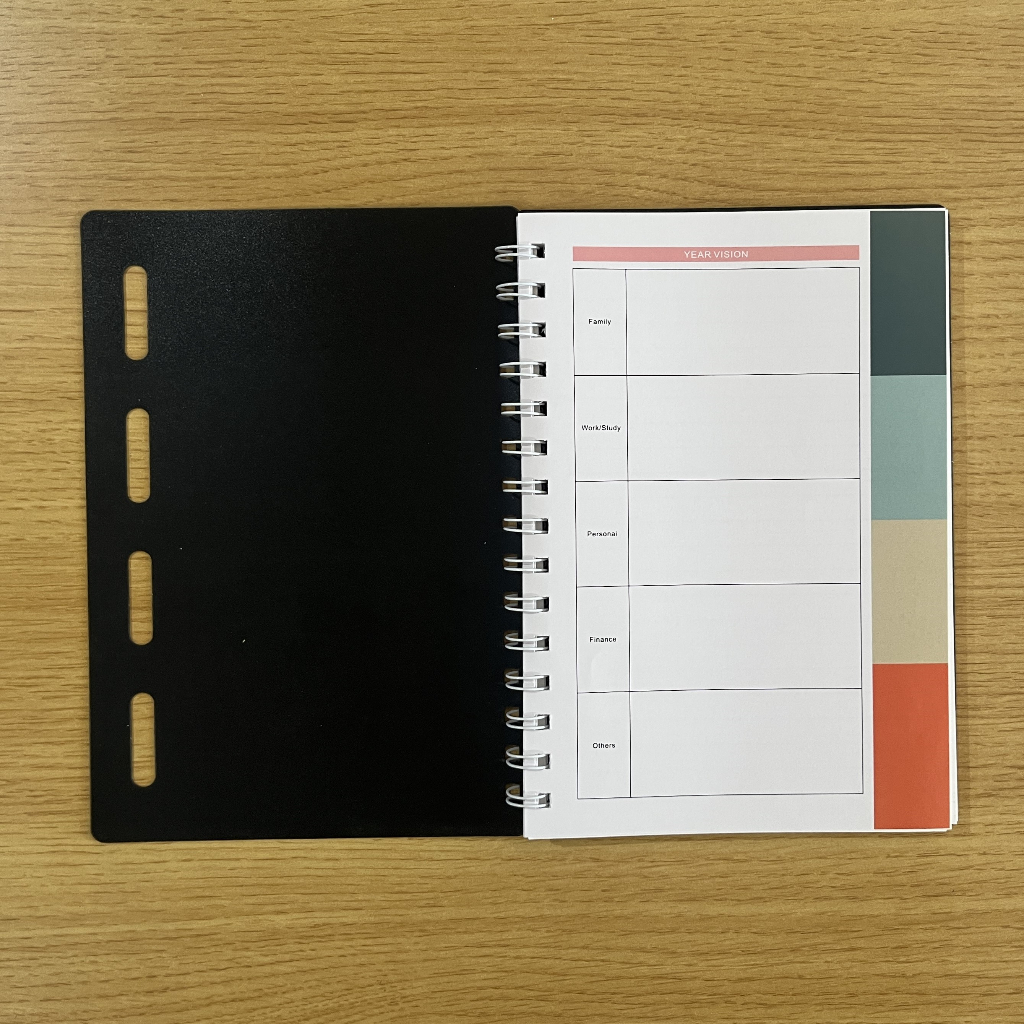 

Notebook Spiral PVC A5/A6 Hitam Polos