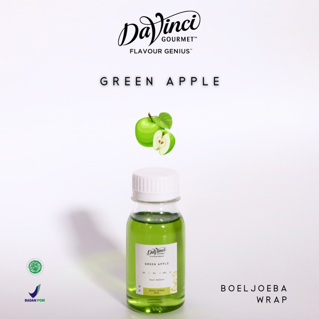 Davinci Green Apple Syrup Repack [30, 50, 100] g