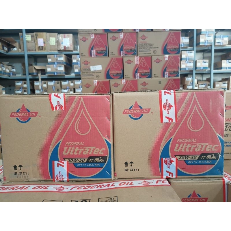 Oli Federal Ultratec Oil Mesin Federal Ultratec 20W-50 4T 800ml.