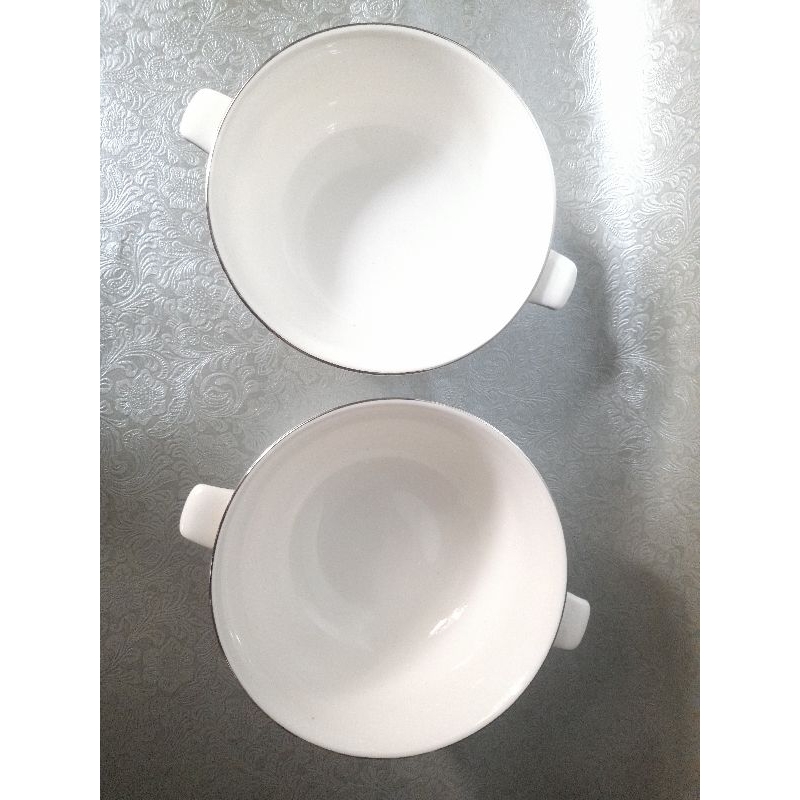 PROMO CUCI GUDANG Mangkuk Chain Soup / Mangkuk Sup List Silver St.James