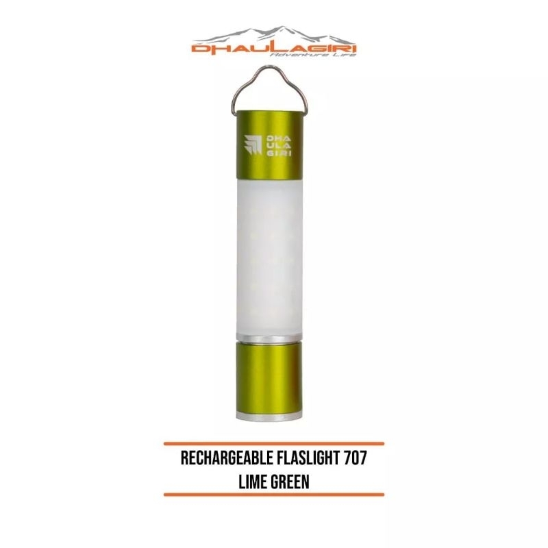 Lampu tenda camping charger / lampu lentera Dhaulagiri Rechargeable Flashlight 707