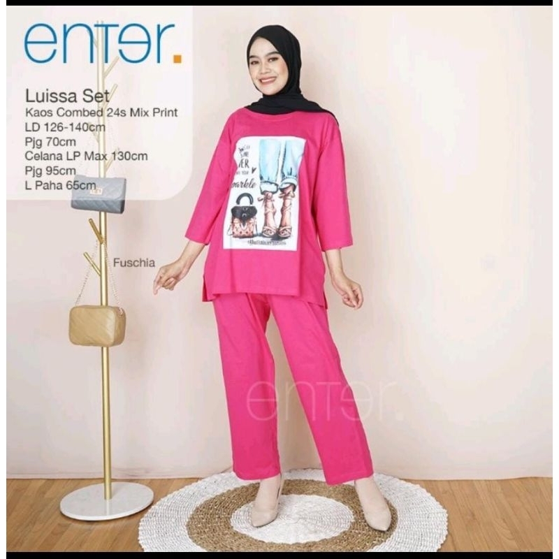 lussiana set jumbo baju set jumbo ory by enter