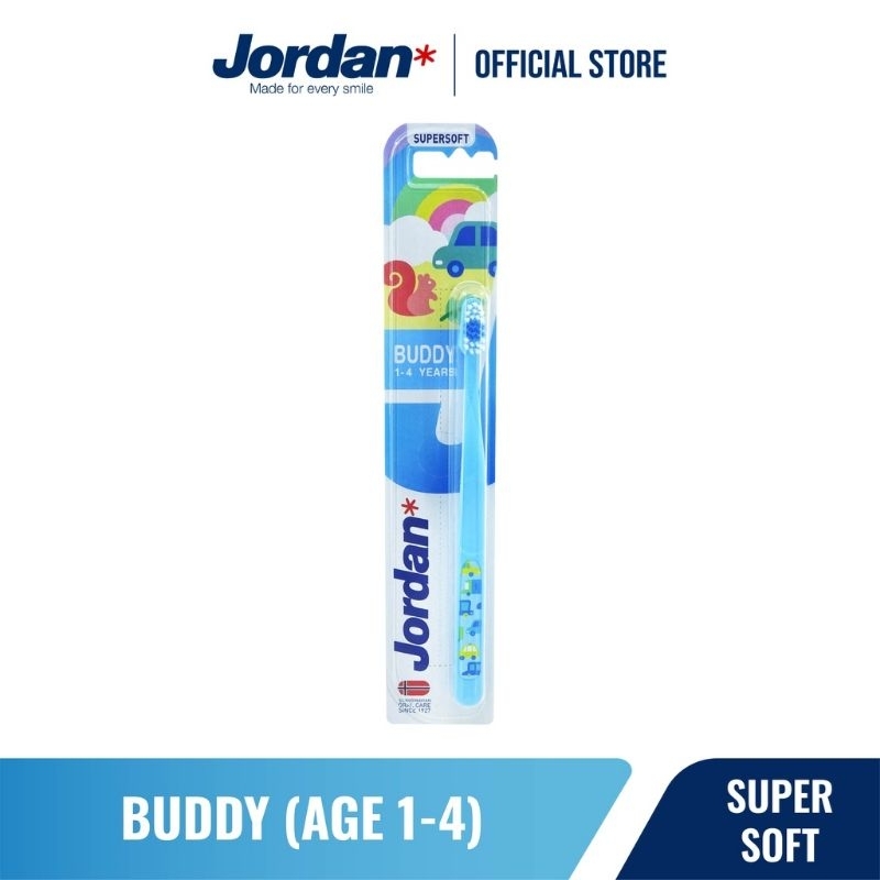 Jordan Sikat Gigi Kids Buddy 1-4 Years /Tootbrush