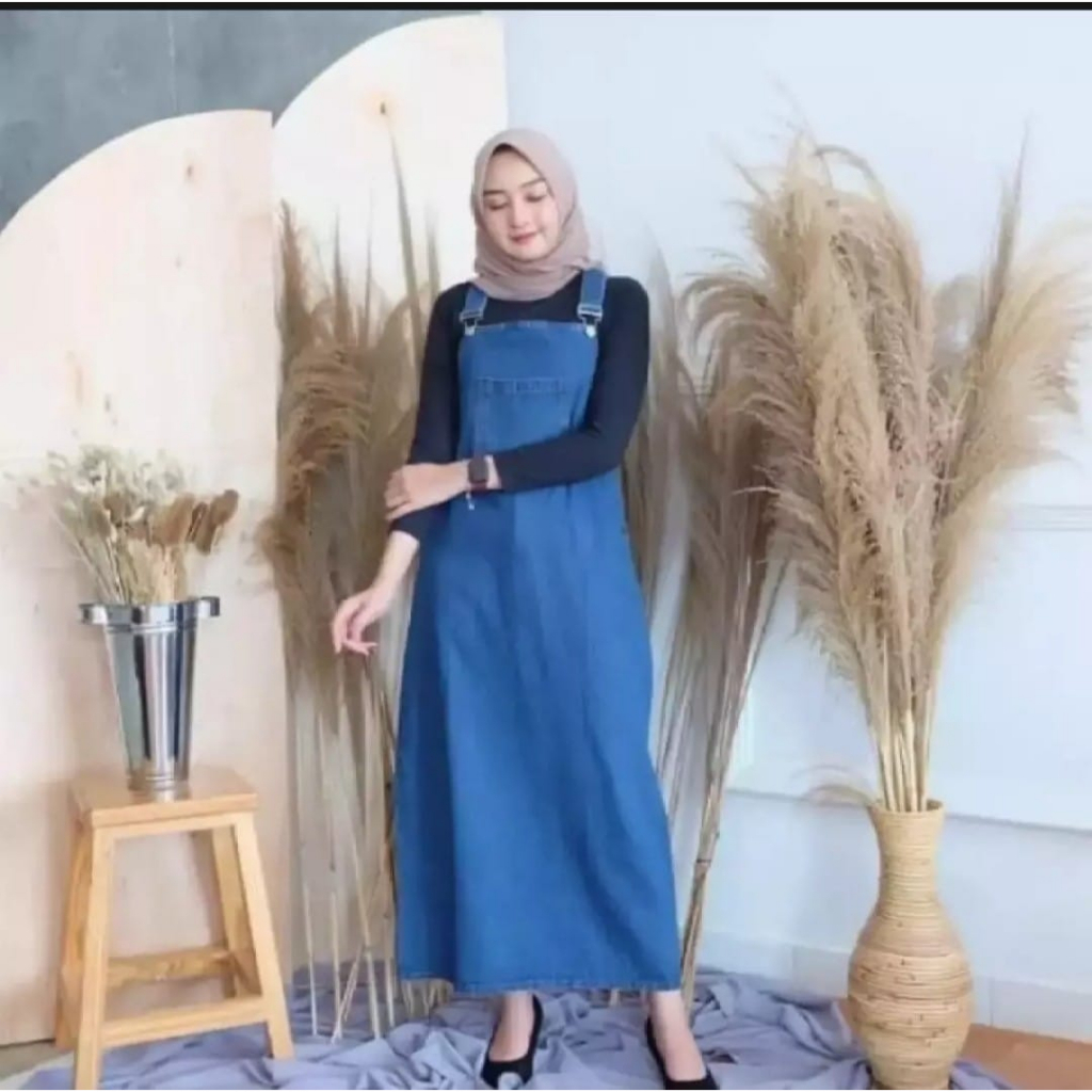 YANG LAGI POPULER OVERALL JEANS WANITA (NO INNER) | OVERAL DENIM TERBARU | BAJU KODOK WANITA KEKINIAN