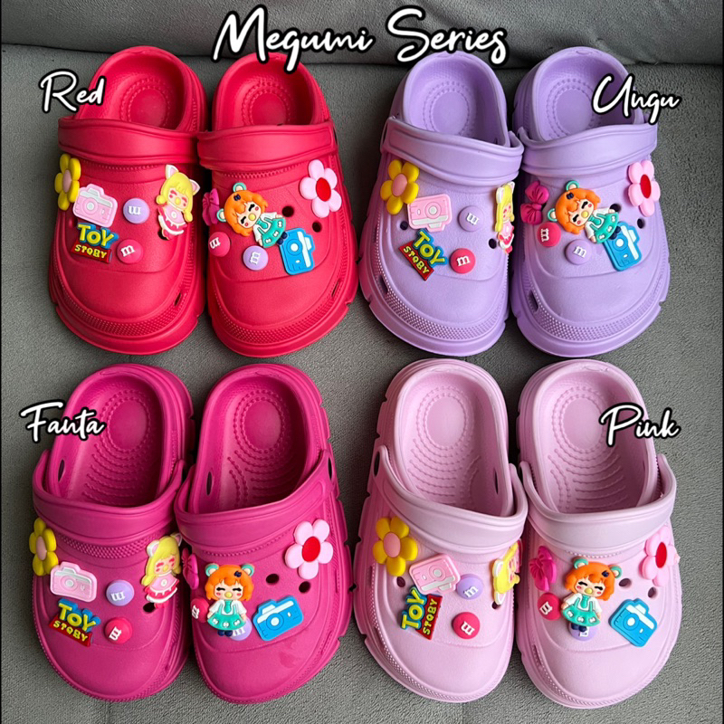 SANDAL BAIM JELLY IMPORT ANAK MEGUMI TOY STORY