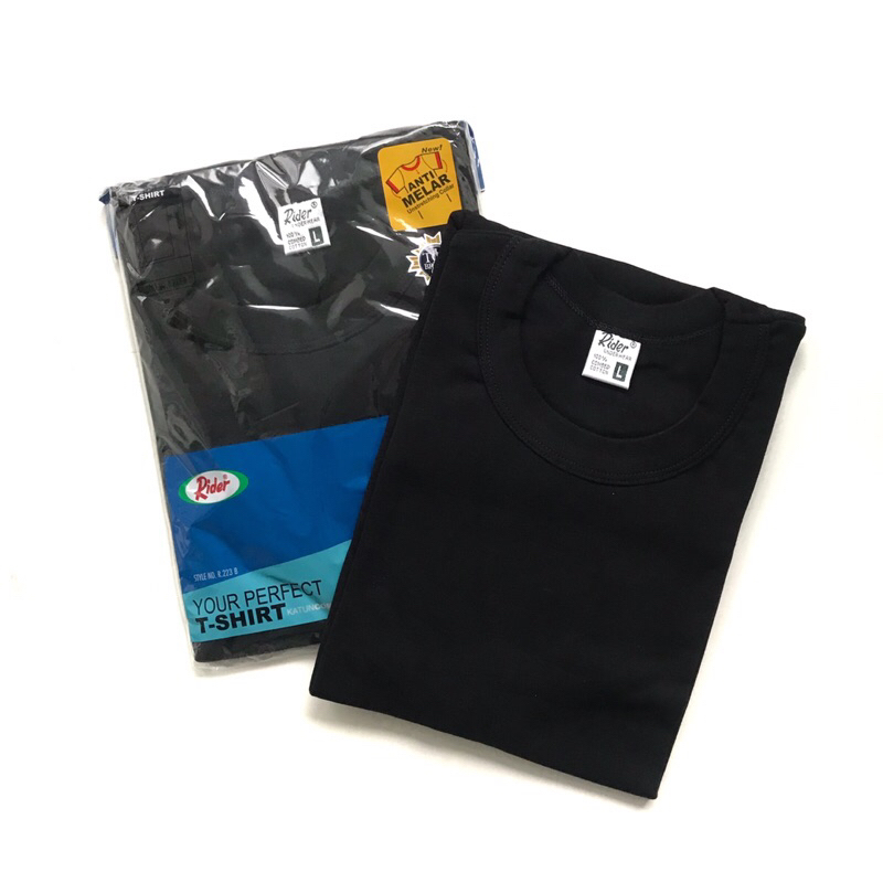 Rider Kaos Dalam Oblong O-Neck (Hitam)