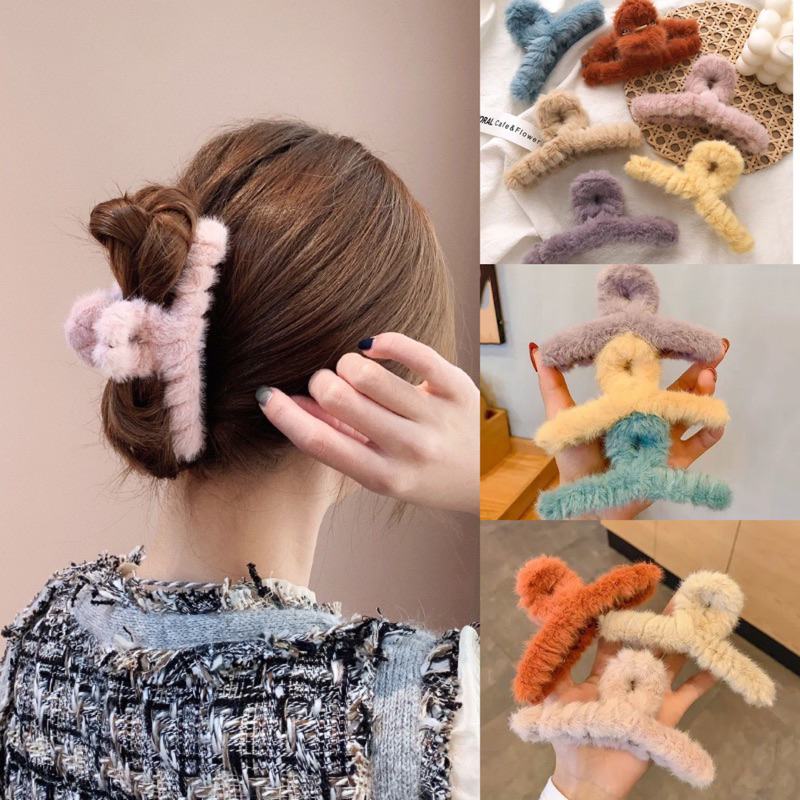 Jedai Jepitan Silang Bulat / Jedai Rambut Doff / Jepitan Rambut Korea / Jepit Rambut Salon Jumbo / Jedai Import / Jedai Fashion