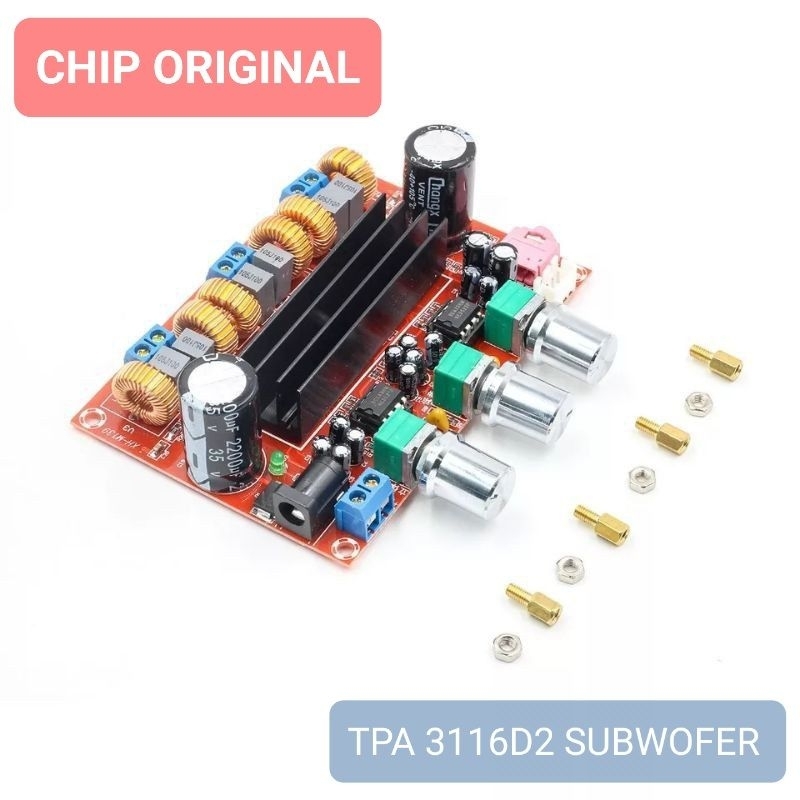 Power Amplifer CLAS D Tpa3116D2 Original Subwoofer || Ampli Mobil || Ampli Rumahan || Ampli Miniatur