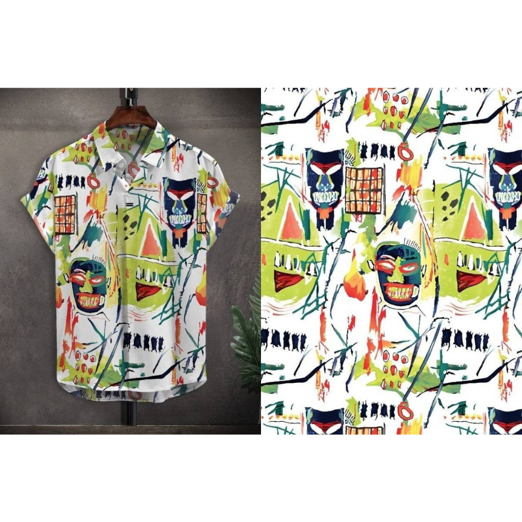 kemeja surfing lengan pendek pria original premium