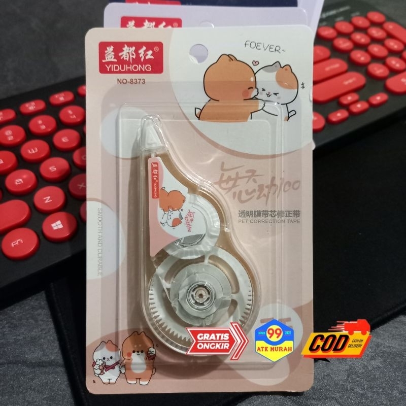 1609-HONG -TIPE EX Kertas/Tipe x/Correction Tape/Tipe ex/penghapus pulpen/tipex kering