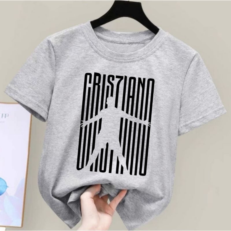 Kaos Anak Cristiano 7 besar Baju Anak Laki Laki Atasan Anak Kaos Distro Anak Baju Oblong Anak Kaos Bola Anak Cowok