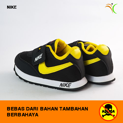 Sepatu Sneakers Anak Laki Laki Perempuan Sd Tk Umur 1 - 7 Tahun Hitam