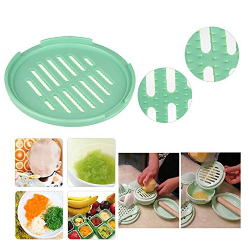 9Pc Food Maker Alat MPASI Bayi Multifungsi Pembuat Makanan Newborn set Grinding Bowl CBKS LC