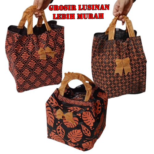 Tas Hajatan Spunbond Model Sarini Safira 22Cm Goodie Bag Tas Souvenir