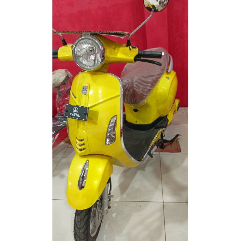 moter listrik model vespa