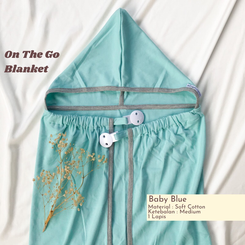 On The Go Blanket Calistaphilips  | Selimut Bayi Hoodie G104