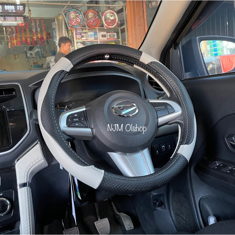 Sarung Stir Mobil / Cover Stir Mobil ASLI MBTECH (Camaro) - Universal