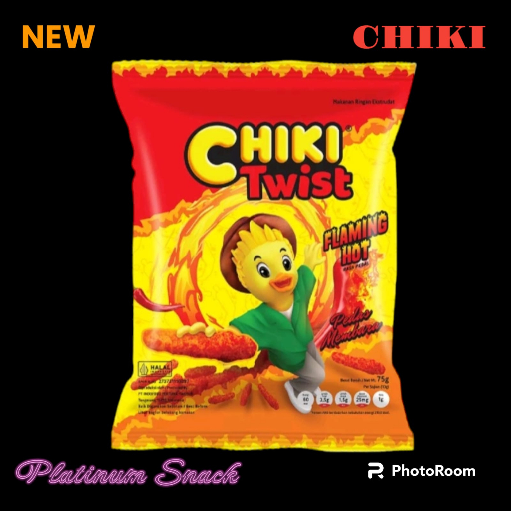 Chiki Twist Flaming Hot BARU Promo Extra 50% | 10 Bks @ 15 g + 7.5 G