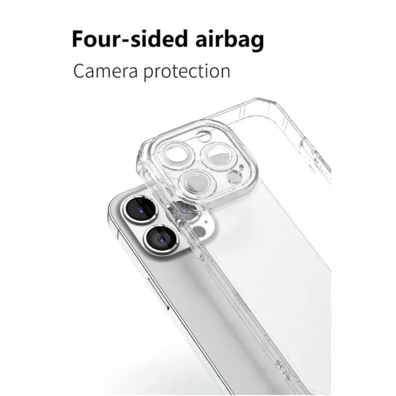 Clear Case Four Sided AirBag Iphone 6 6s 6s+ 6+  7 7+ 8 8+ X Xs Max 11 11 Pro Max 12 12 Pro Max 13 13 Pro Max 14 14 Plus 14 Pro Max