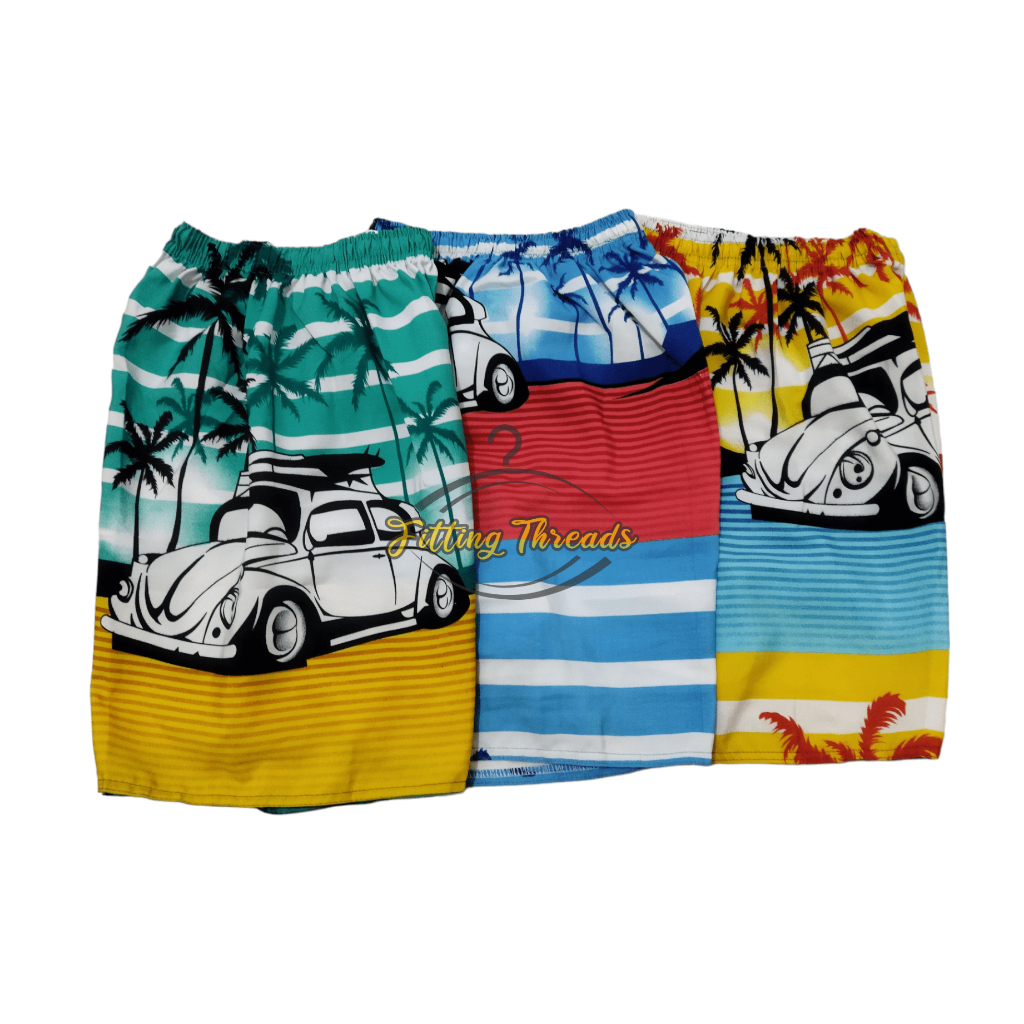 Celana Pantai Hawai Anak Remaja Dewasa / Celana Kolor Motif / Celana Pendek Boxer Harian / Celana Bali