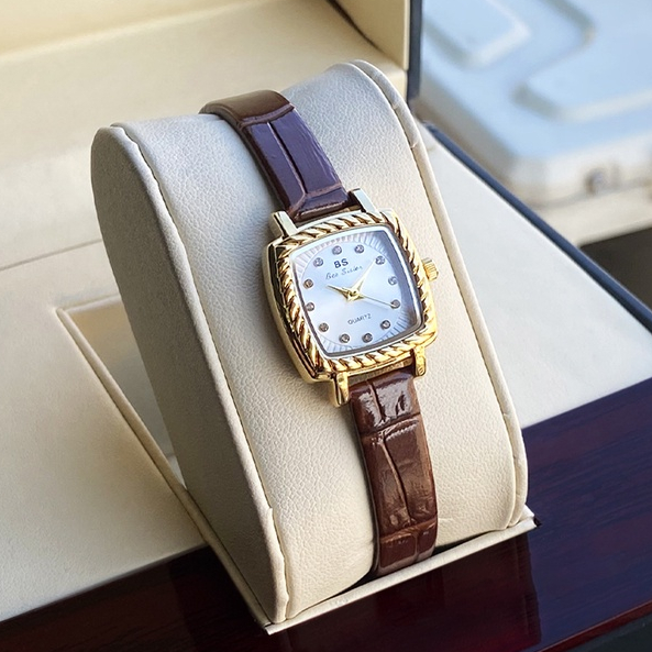Jam tangan wanita BeeSister BS ANTIQUE kulit asli termurah bagus trend 2023