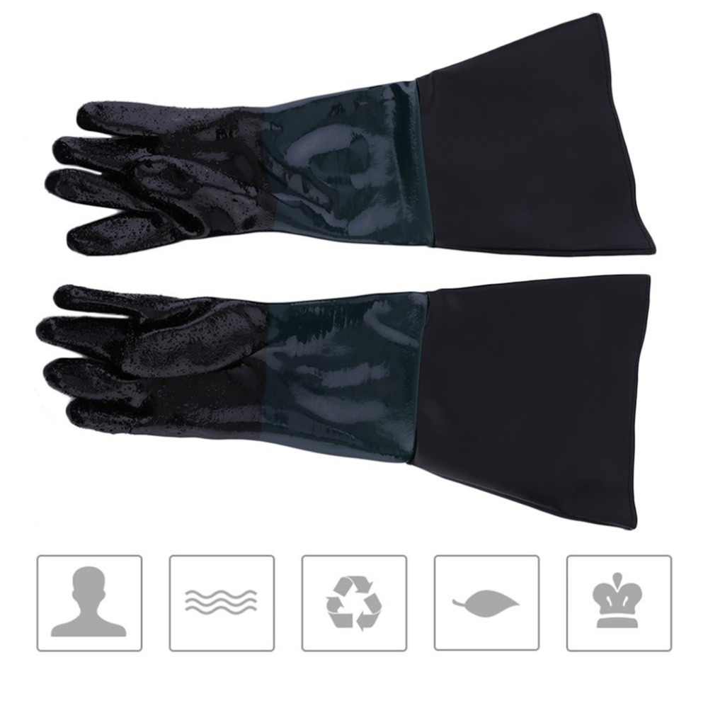 【60 CM】Sandblasting Gloves/Sarung Tangan Pelindung Sandblasting