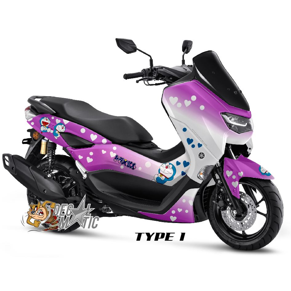 Decal nmax OLD 2015 2016 2017 2018 20119 Nmax new 2020 2021 2022 2023  Doraemon Ungu