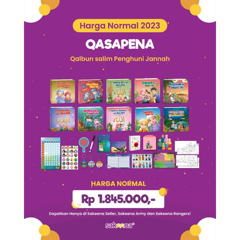 Paket Buku Qalbun Salim Penghuni Jannah (QASAPENA)