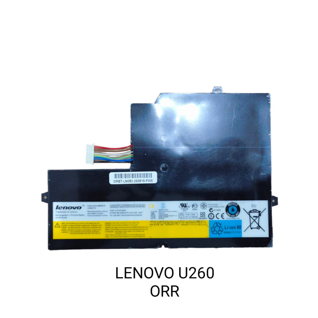 BATERY LENOVO IdeaPad U260 (L09M4P16) (4 CELL)ORR
