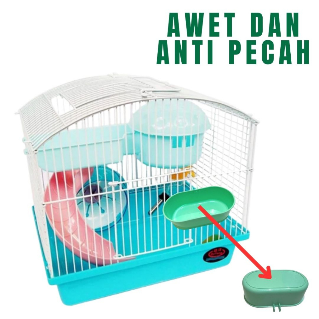 Tempat Mandi Hamster Model Cepuk / Toilet Hamster/ Tempat Mandi Hamster FEZONE