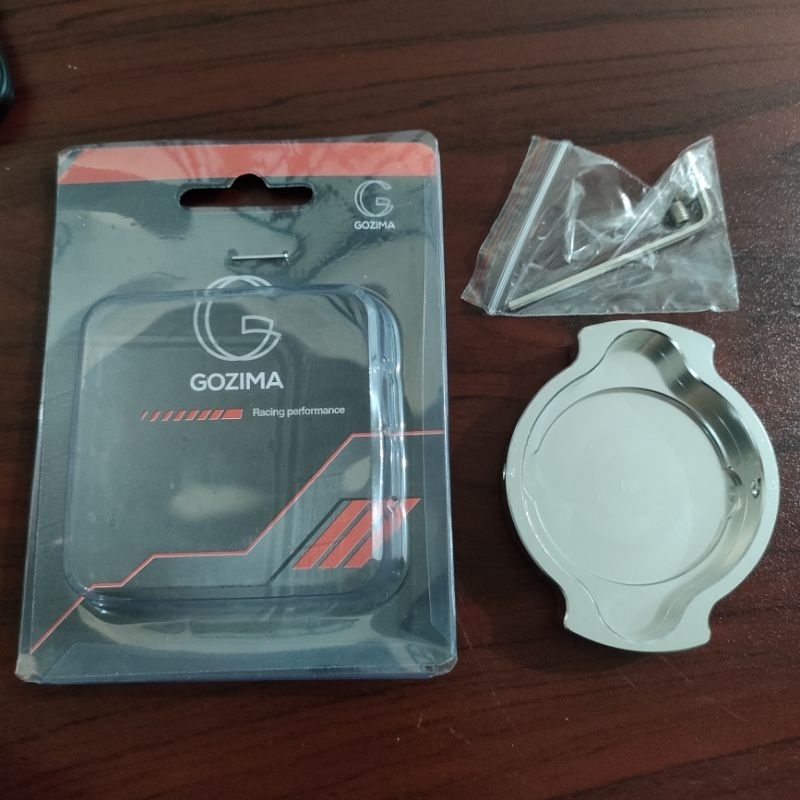 Cover Cap Tutup Radiator Model ARM by Gozima Allumium CNC universal anti karatan Universal motor