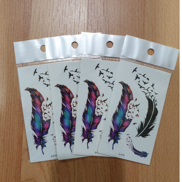 Tato Temporer Temporary Tattoo Tato anti air Sticker Air Premium Quality 100% Barang Import