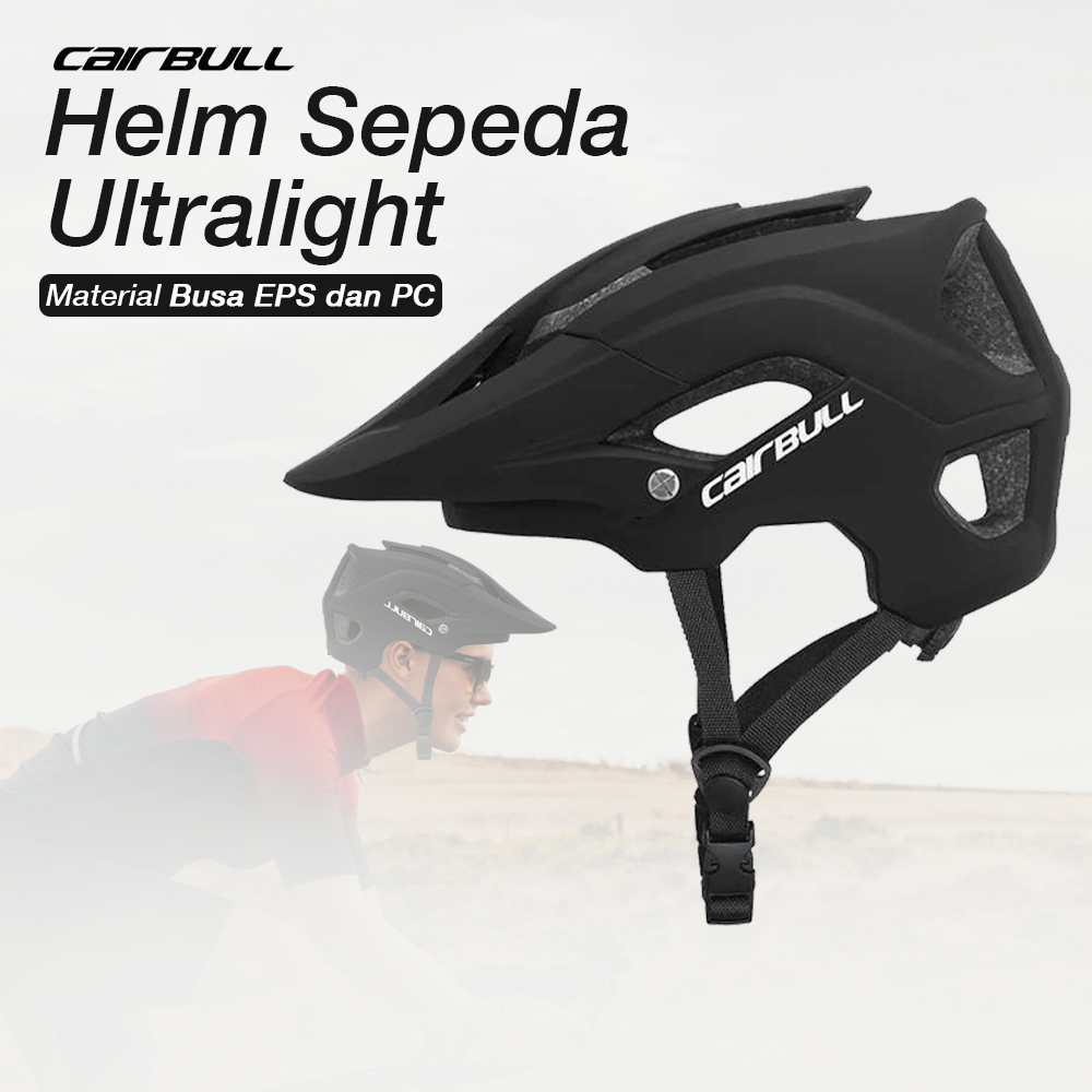 Helm Sepeda Ultralight Cycling Bike Helmet - CB-19 - J5SE08BK Black