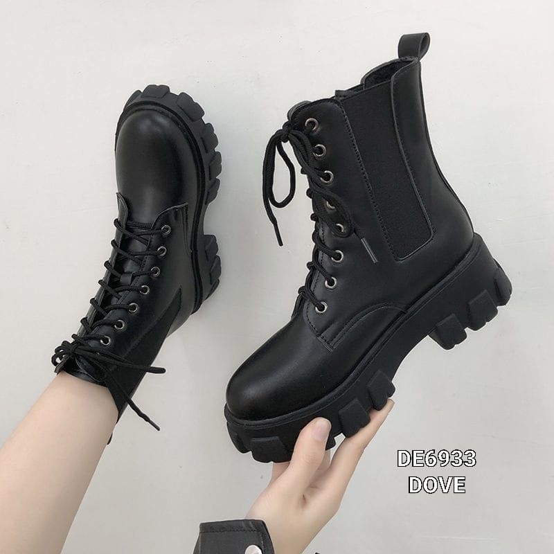 Combat Boots Ladies Korea DE6933