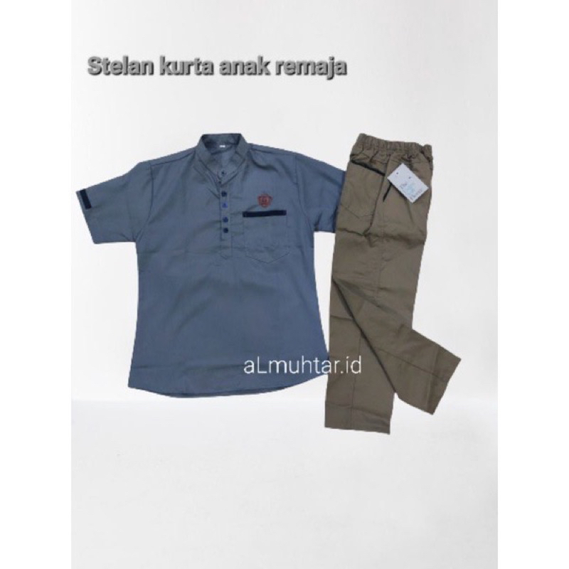 Setelan Anak Remaja Kurta dan celana cinos // kurta anak setelan