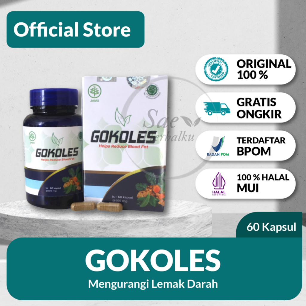 GOKOLES ORIGINAL 100% | OBAT KOLESTEROL