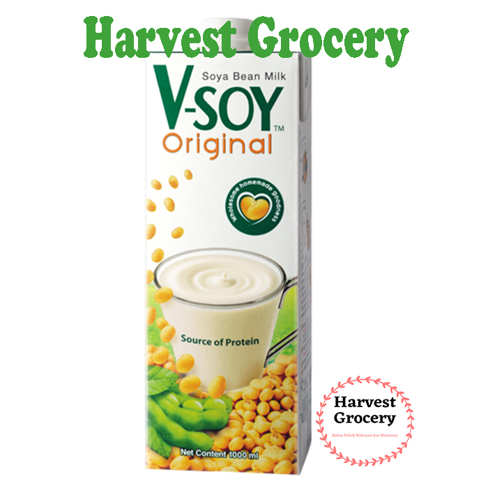 

Susu Kedelai / Soya Bean V-Soy Original 1 Liter