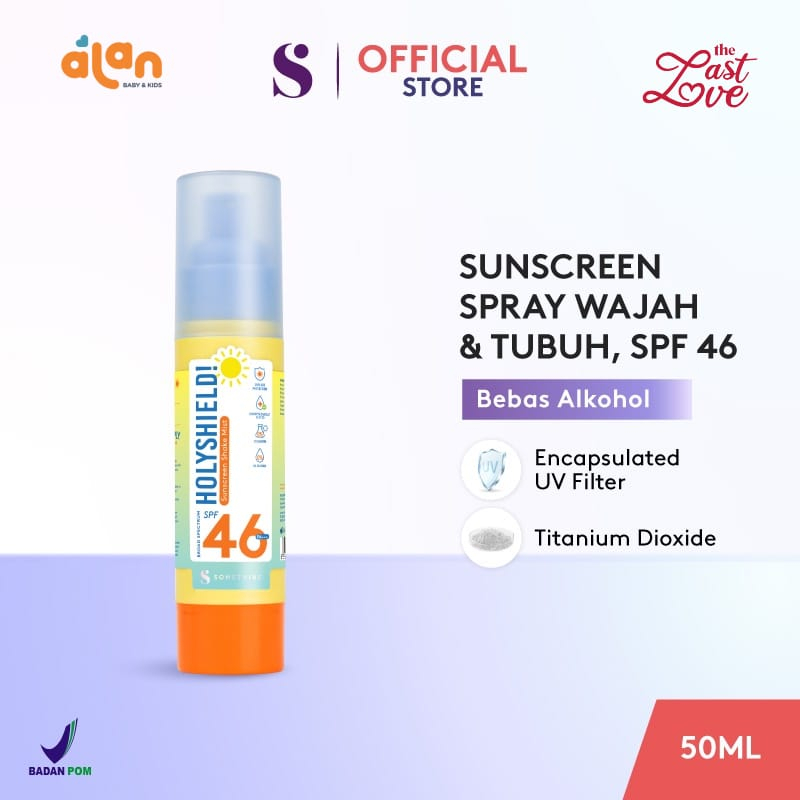 Last Love SOMETHINC Holyshield Sunscreen Shake Mist SPF 46 PA+++ - Sunscreen Spray 50ml