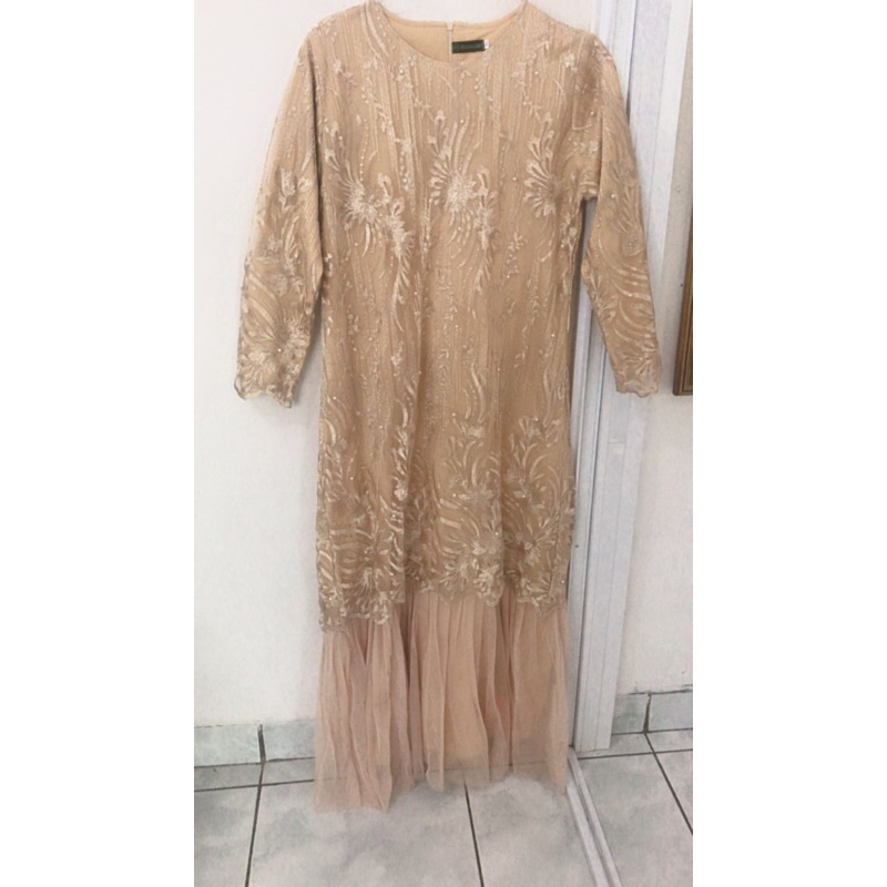 Preloved Dress Big size Jumbo Brukat mewah