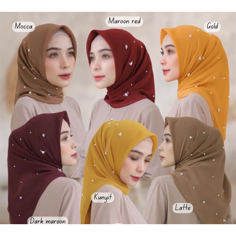 PART III SEGIEMPAT VOAL PAYET - SEGIEMPAT PAYET PREMIUM - HIJAB VOAL PAYET PARIS PREMIUM
