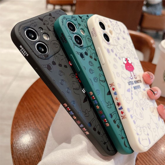 Case Samsung A02S A03S A04S A12 M12 A13 4G 5G A22 4G M32 4G A23 A30S A32 5G A33 5G A50 A50S A52 5G A52S Casing Little Monster Softcase TPU Dove With pelindung kamera