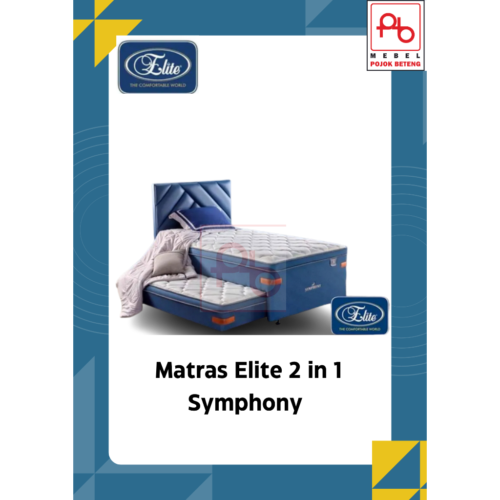 Springbed sorong 2in1 Elite Symphony HB Symphony 90 100 120 140 Jogja