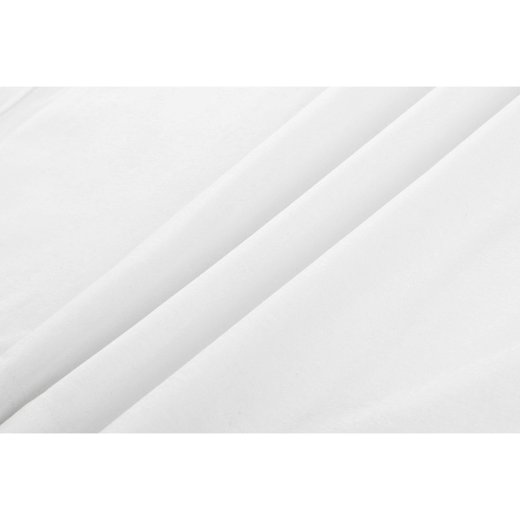 Warna Putih 100 Katun Busana Lengan Pendek T Shirt Kualitas Tinggi