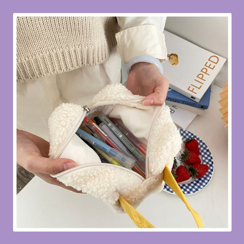 Care Bears Korean Premium Pouch Cute Cartoon / Makeup Pouch Makeup Travel Serbaguna Lucu / Aesthetic Pouch Pencil Case / Kotak Pensil Anak Lucu