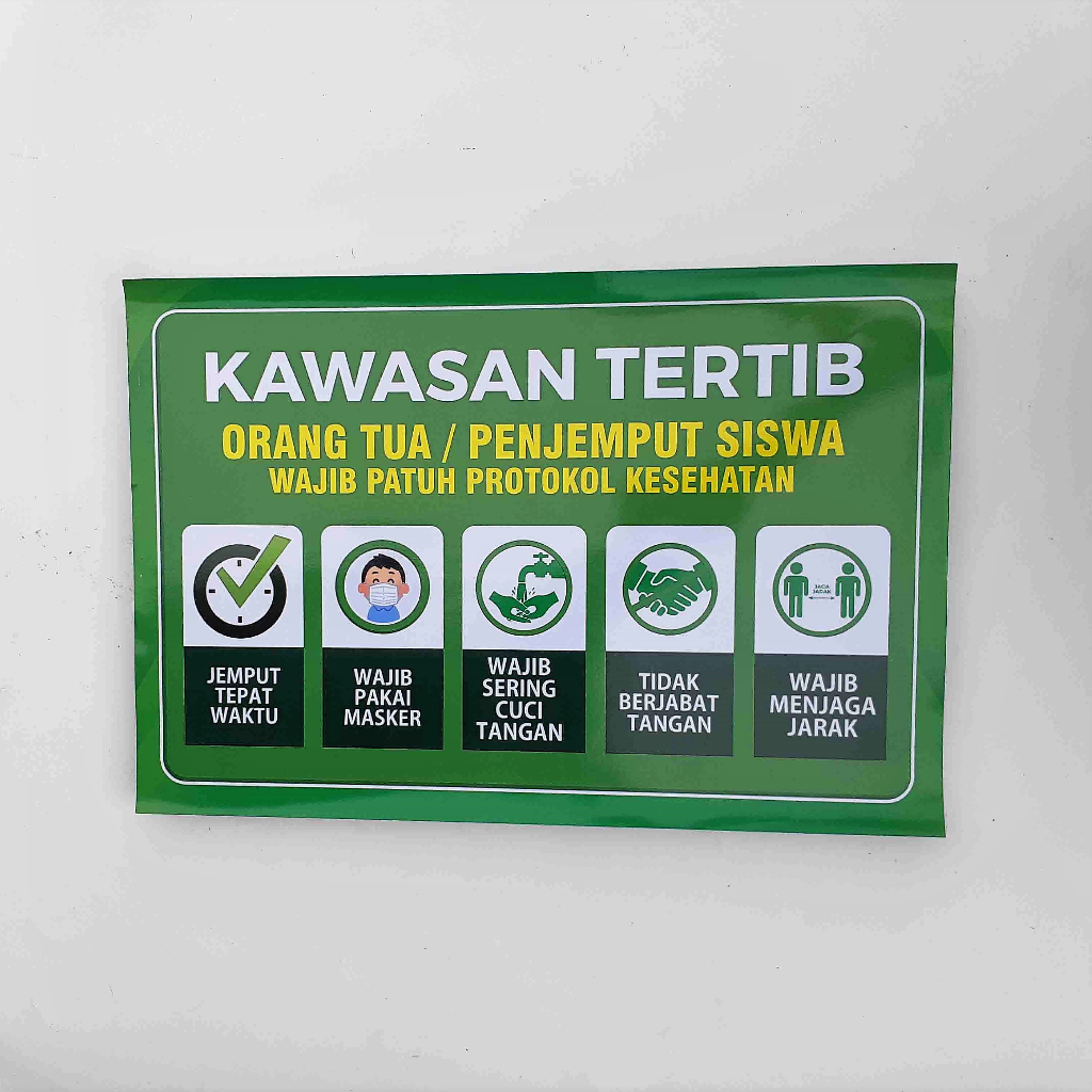 

Poster Sekolah | Poster Kawasan Tertib Penjemputan Siswa | Poster Antar Jemput di Sekolah | Poster Peraturan | Poster Protokol Kesehatan | Poster Edukasi